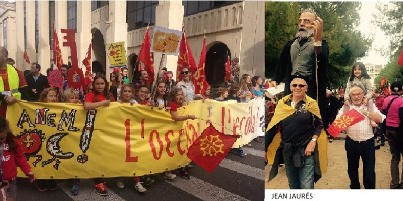 Passeata na França: com cinco línguas de fora 