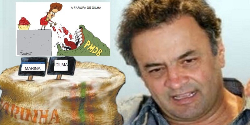 O saco do Aécio, a farofa da Dilma 