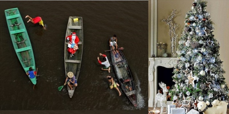 Um natal com bolo e bola