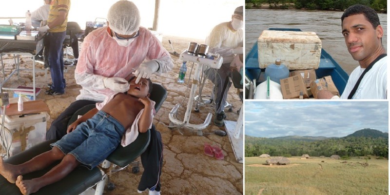 Um dentista entre os índios de Roraima